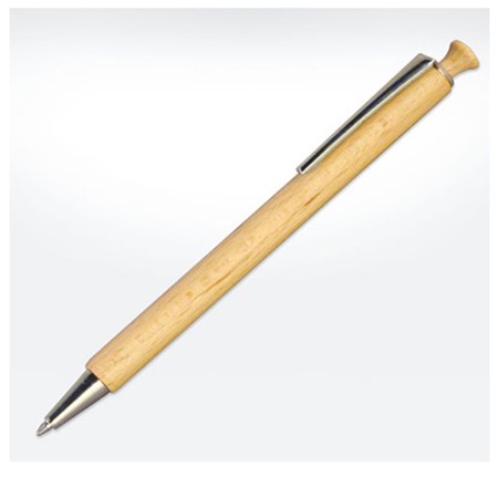 Alsek - stylo de bois certifié durable personnalisé naturel