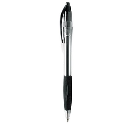 Bic® atlantis® clear bille personnalisé transparent/noir