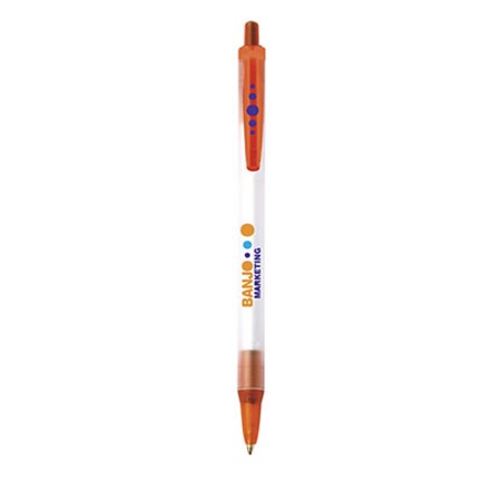 Bic® clic stic bille personnalisé blanc