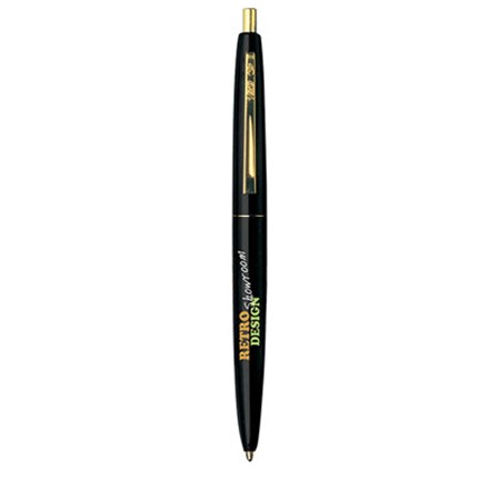 Bic® ecolutions® clic gold bille personnalisé blanc/doré