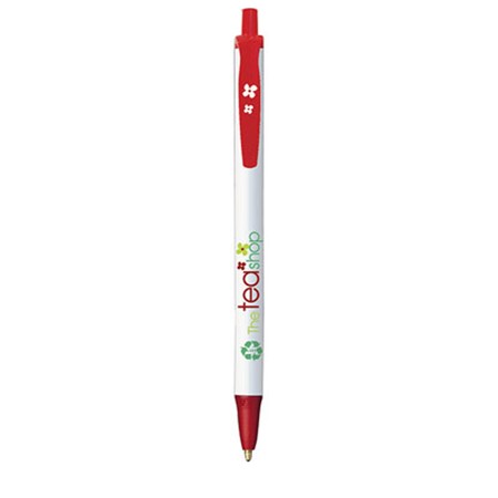 Bic® ecolutions® clic stic bille publicitaire blanc