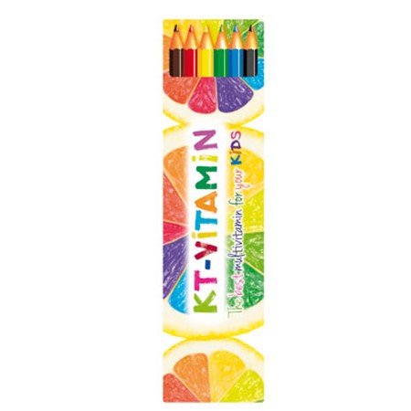 Bic® ecolutions® evolution set de 6 crayons de couleurs britepix? publicitaire blanc