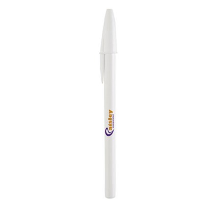 Bic® style bille personnalisé blanc