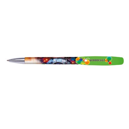Bic® super clip advance britepix? digital personnalisé pourpre transparent