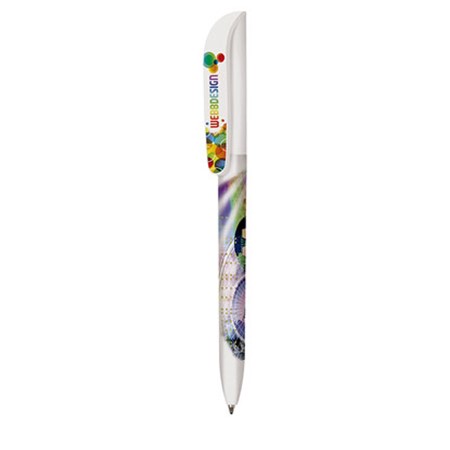 Bic® super clip britepix® digital personnalisé blanc