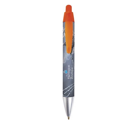 Bic® wide body? mini digital chrome bille personnalisé blanc
