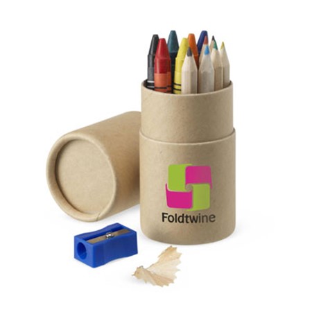 Colourjoy crayons couleur publicitaire marron