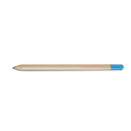 Crayon à papier publicitaire naturel/bleu