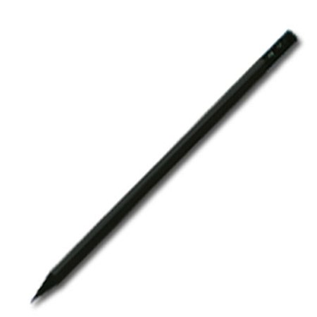 Crayon a papier rond ou hexagonal en bois noir embout gomme publicitaire noir