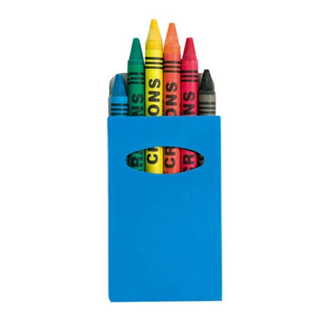 Crayon de cire personnalisé bleu