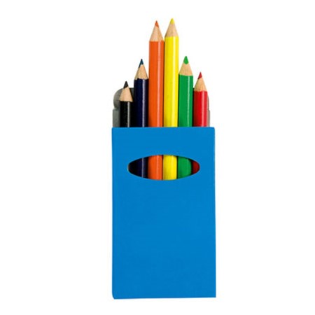 Crayon de couleur publicitaire bleu