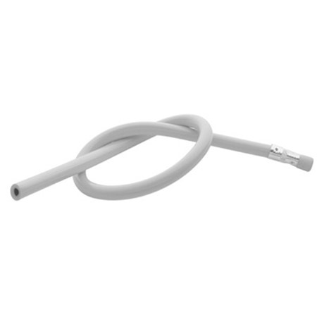 Crayon flexible flexi publicitaire blanc