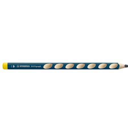 Crayon graphite ergonomique stabilo easygraph publicitaire bleu