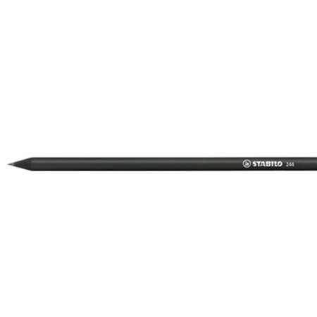 Crayon graphite stabilo crayon graphite teinté dans la masse publicitaire noir