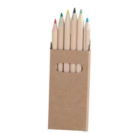 Crayons de couleurs publicitaire bois