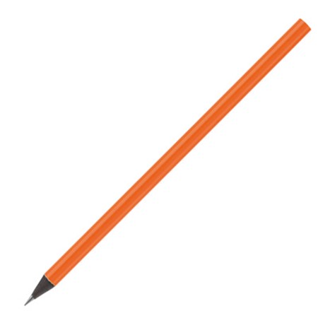 Crayons fluos publicitaire orange