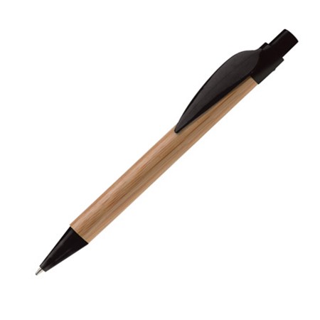 Eco leaf pen personnalisé noir