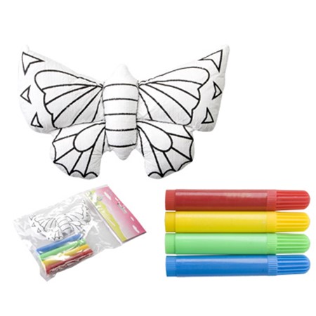 Papillon à colorier dranimal personnalisé divers