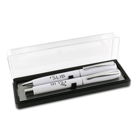 Parure : 1 stylo bille styb871 + 1 roller styr873 personnalisé divers