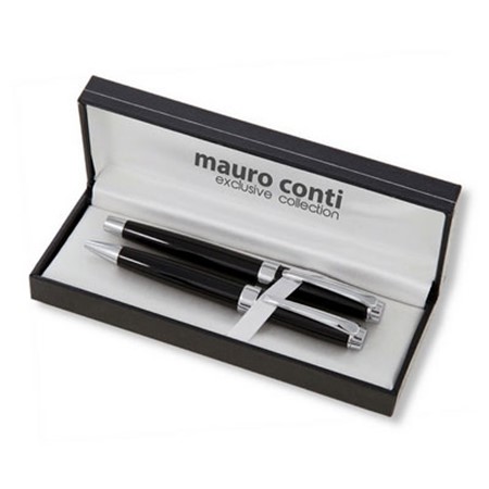 Parure écriture mauro conti® personnalisé noir