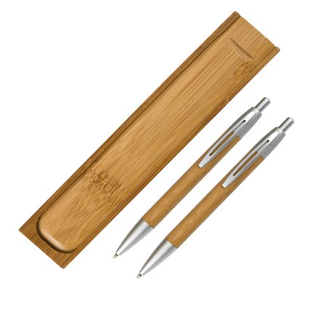 Parure stylo enola personnalisé bambou