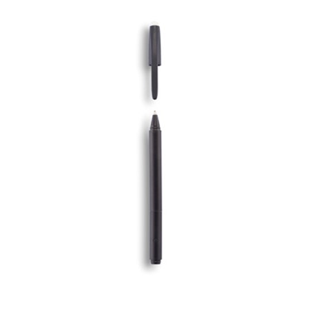 Point | 02 tech pen noir personnalisé argenté/noir