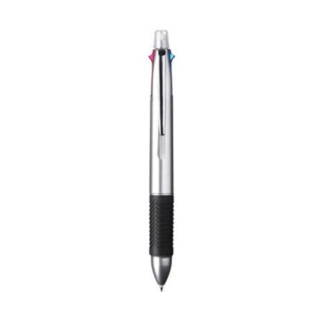 Quintet 5-en-1 stylo personnalisé argenté