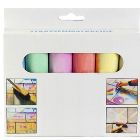 Set de 6 craies de couleur publicitaire divers