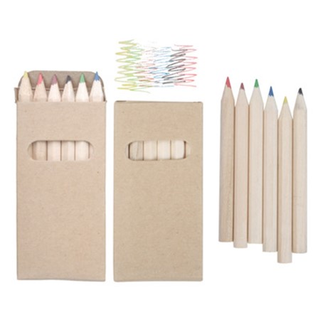 Set de 6 crayons de couleurs kitty publicitaire divers