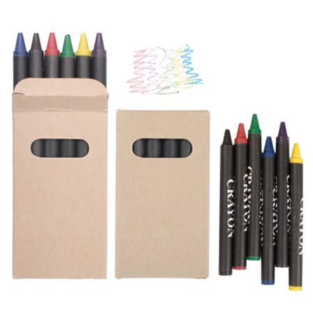 Set de 6 pastels de couleurs liddy personnalisé divers