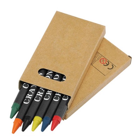 Set de crayons gras personnalisé beige