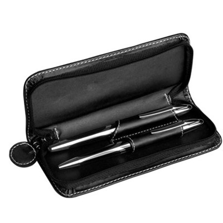 Set de stylos en métal lafayette personnalisé noir