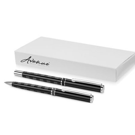 Set de stylos wilson personnalisé noir/gris