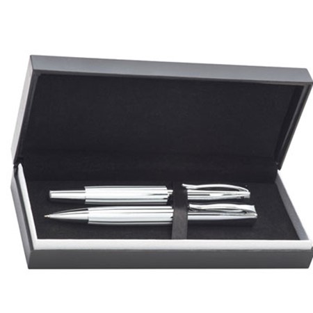 Set décriture en métal livorno personnalisé blanc