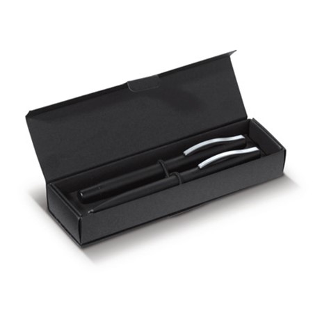 Set stylos métal evolution personnalisé noir