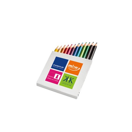 Staedtler crayons de couleur bois certifié publicitaire divers