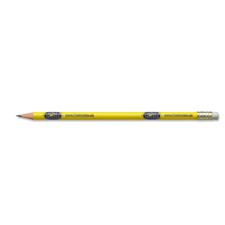Staedtler crayons graphite bois certifié publicitaire jaune