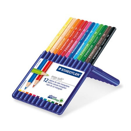 Staedtler ergosoft crayons de couleur bois certifié publicitaire divers