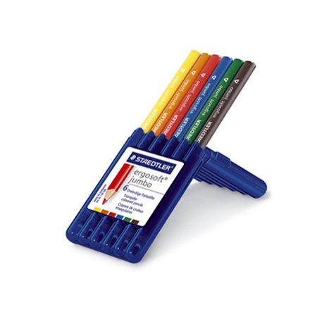 Staedtler ergosoft jumbo crayons de couleur bois certifié publicitaire divers