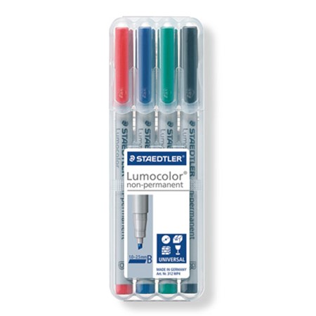 Staedtler lumocolor non-permanent marker b personnalisé divers