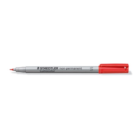 Staedtler lumocolor non-permanent s personnalisé rouge