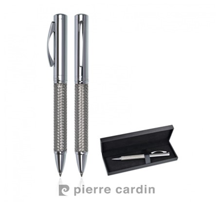 Stylo à bille concorde pierre cardin personnalisé argenté