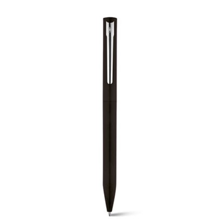 Stylo à bille en aluminium avec mécanisme twist personnalisé noir