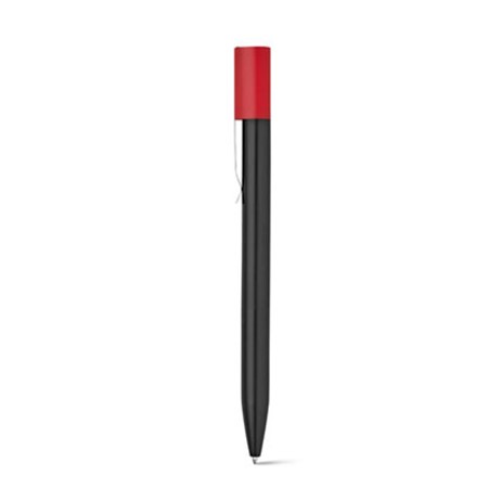 Stylo à bille flag personnalisé noir/rouge