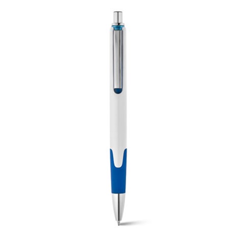 Stylo à bille fox personnalisé blanc/bleu