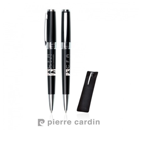 Stylo à bille oslo pierre cardin personnalisé noir