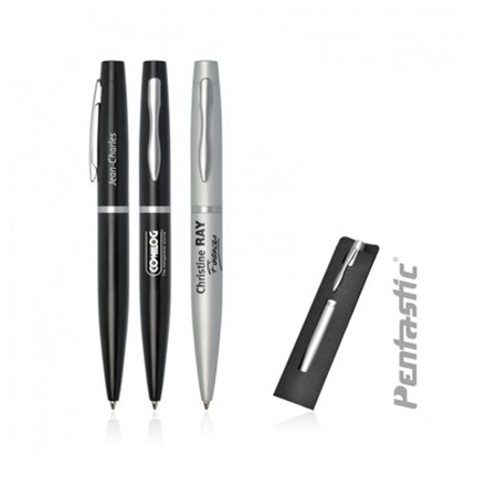 Stylo à bille zurich pentastic personnalisé noir