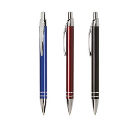 Stylo bille aluminium personnalisé bleu