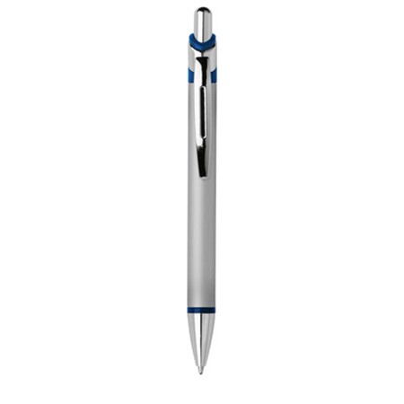 Stylo bille argenté/bleu