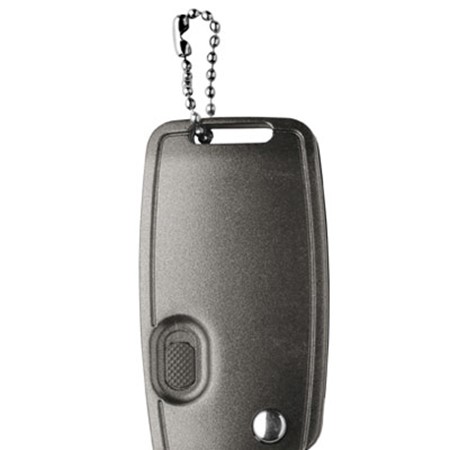 Stylo bille avec torche 1 led personnalisé gris